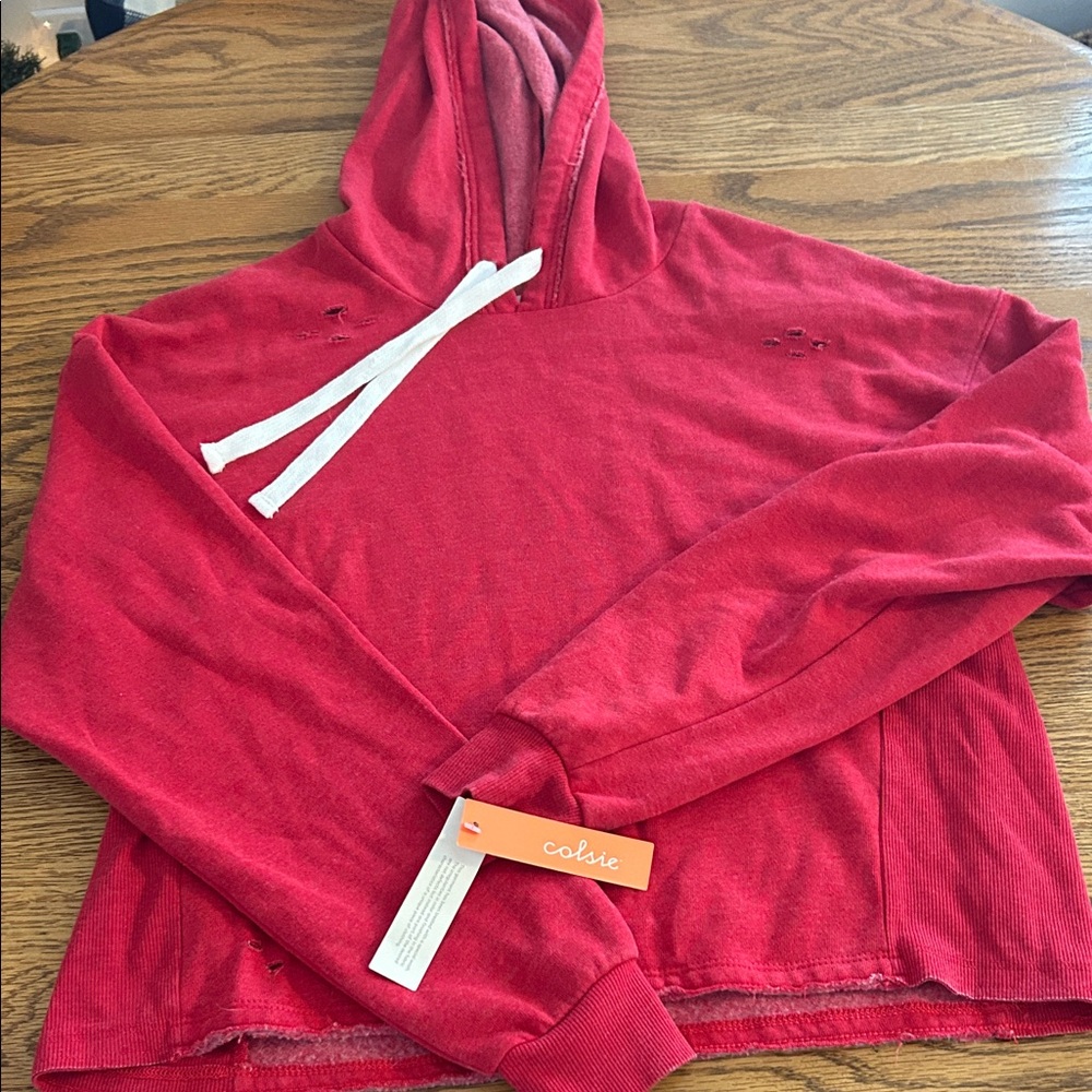 Colsie Red Women's Hoodie